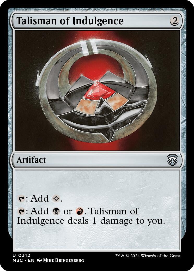Talisman of Indulgence (312) [M3C]