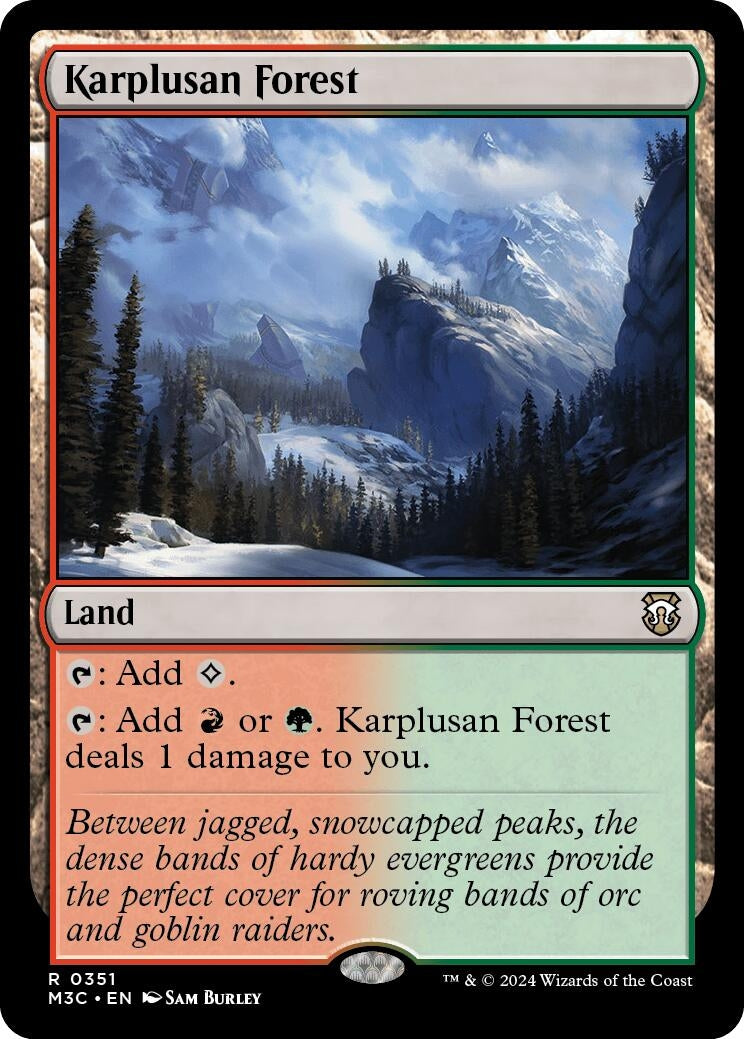 Karplusan Forest Ripple Foil (351) [M3C]