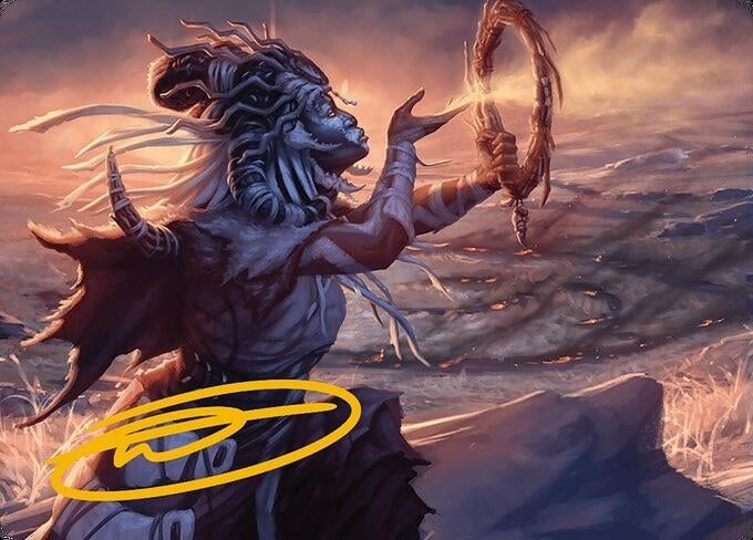 Witch Enchanter Art Card Gold Stamped Signature (16) [ASMH3]