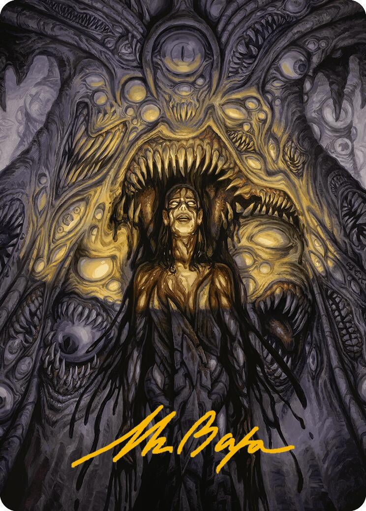Chthonian Nightmare Art Card Gold Stamped Signature (37) [ASMH3]