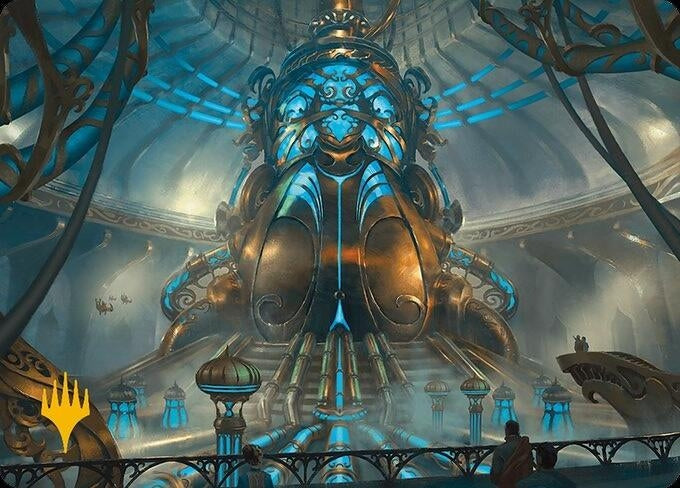 Aether Refinery Art Card Gold Stamped Planeswalker Symbol (30) [ASMH3]