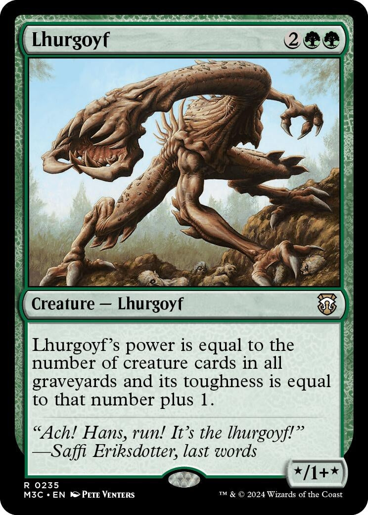 Lhurgoyf Ripple Foil (235) [M3C]