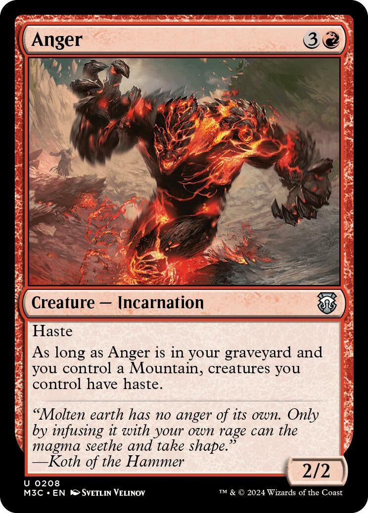 Anger Ripple Foil (208) [M3C]