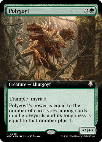 Polygoyf Extended Art Ripple Foil (65) [M3C]