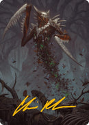 Grist the Plague Swarm Art Card Gold Stamped Signature (18) [ASMH3]