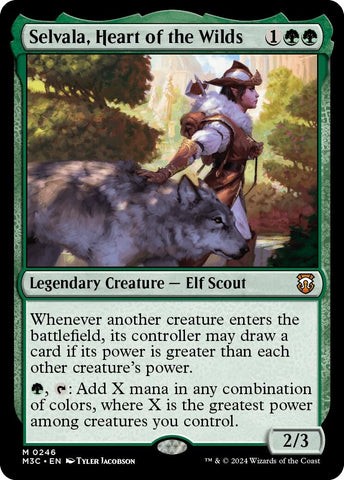 Selvala Heart of the Wilds Ripple Foil (246) [M3C]