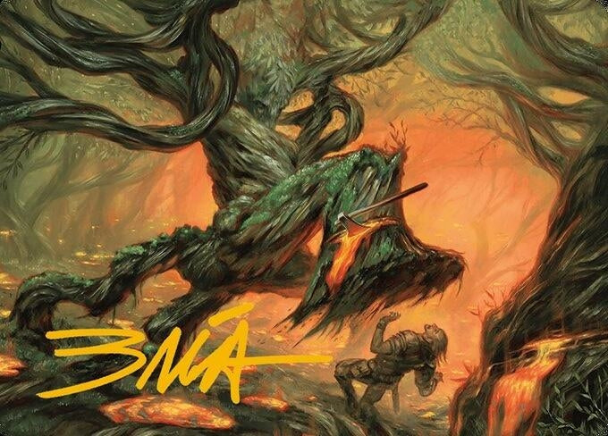 Stump Stomp Art Card Gold Stamped Signature (20) [ASMH3]