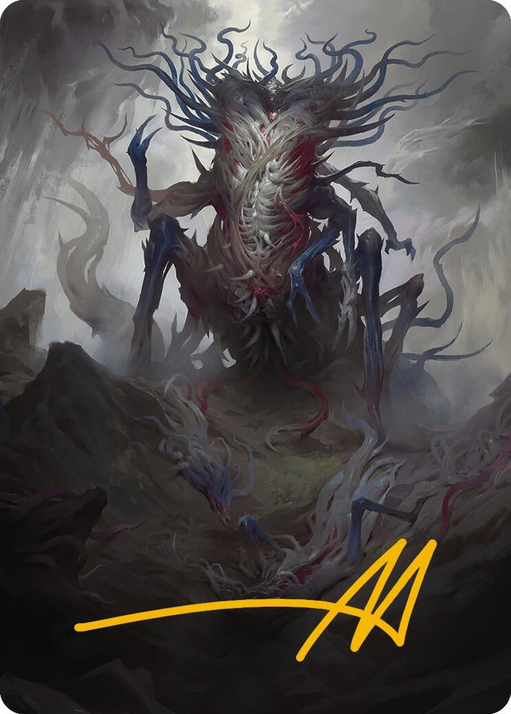 Azlask the Swelling Scourge Art Card Gold Stamped Signature (25) [ASMH3]
