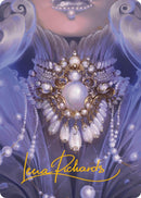 Pearl Medallion Art Card Gold Stamped Signature (43) [ASMH3]