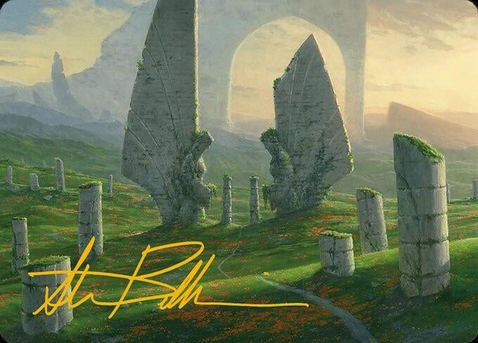 Monumental Henge Art Card Gold Stamped Signature (15) [ASMH3]