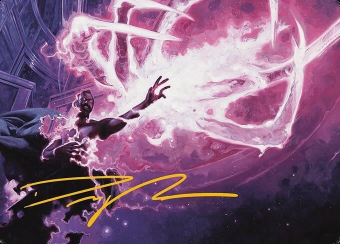 Flare of Malice Art Card Gold Stamped Signature (3) [ASMH3]