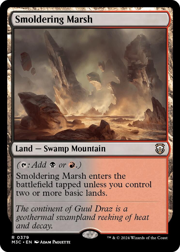 Smoldering Marsh Ripple Foil (379) [M3C]