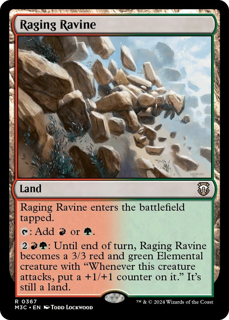 Raging Ravine Ripple Foil (367) [M3C]