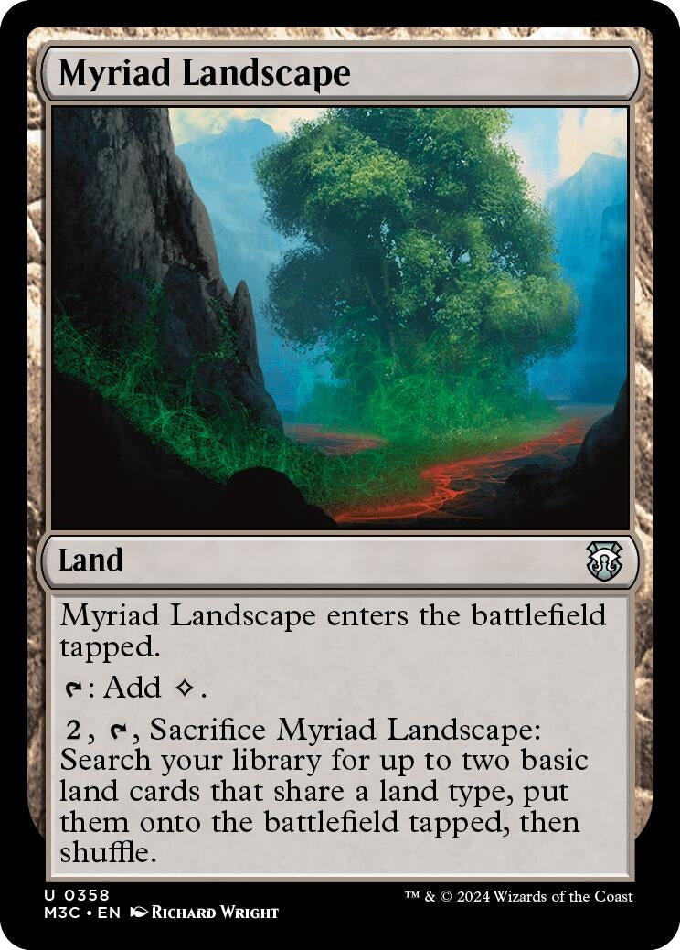 Myriad Landscape Ripple Foil (358) [M3C]