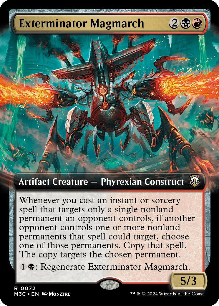 Exterminator Magmarch Extended Art Ripple Foil (72) [M3C]