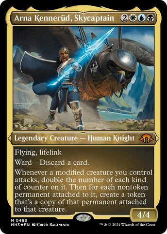 Arna Kennerud Skycaptain Foil Etched (485) [MH3]