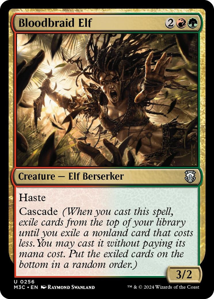 Bloodbraid Elf Ripple Foil (256) [M3C]