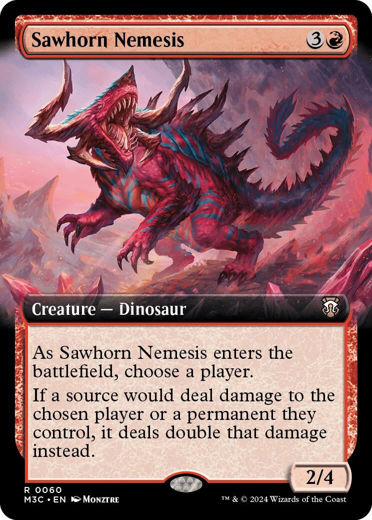 Sawhorn Nemesis Extended Art (60) [M3C]