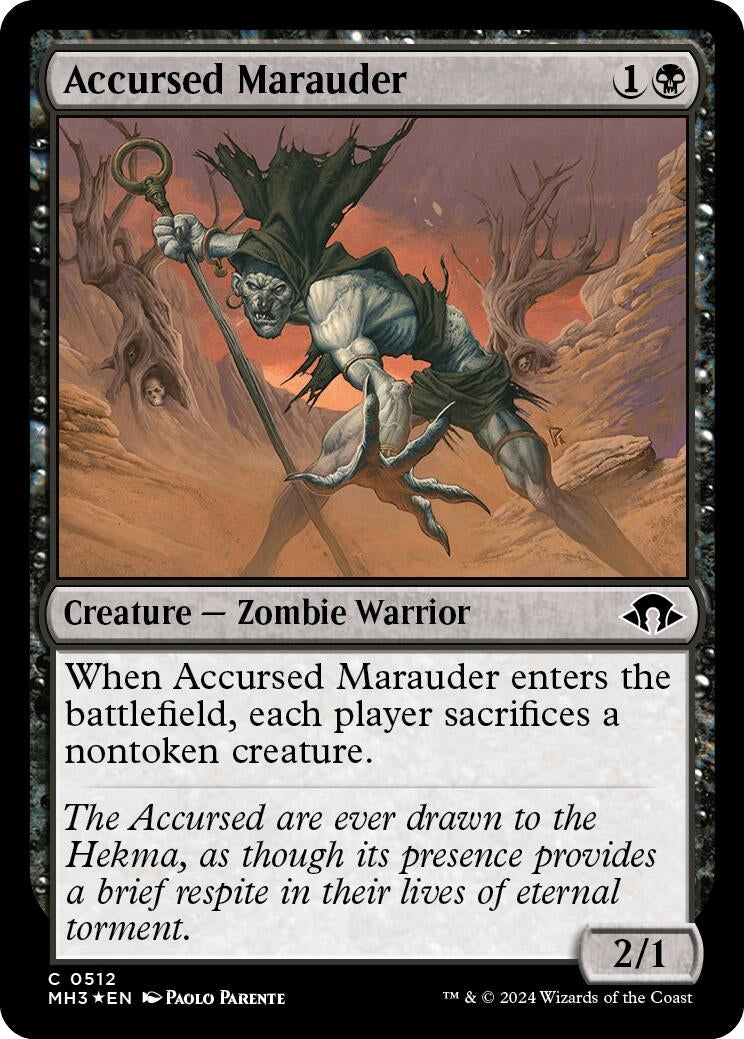Accursed Marauder Ripple Foil (512) [MH3]