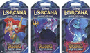 Disney Lorcana Ursulas Return Sleeved Booster Pack Art Bundle Set of 3 () [4]