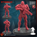 SHIELD HEAVY AGENT - Marvel MCP-Compatible 40mm Resin Miniature