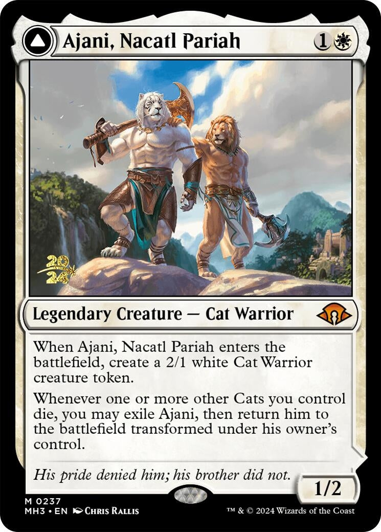 Ajani Nacatl Pariah (237) [PRE]