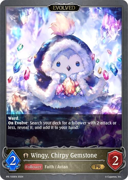 Wingy Chirpy Gemstone Evolved (PR-100EN) [SVPR]