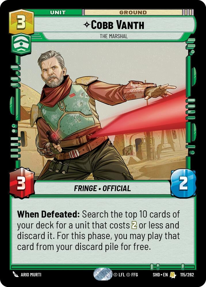 Cobb Vanth The Marshal (115/262) [SHD]
