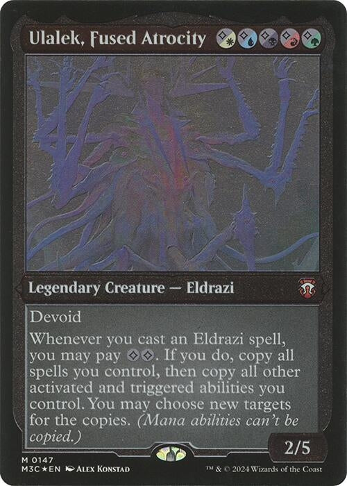 Ulalek Fused Atrocity Display Commander Thick Stock (147) [M3C]
