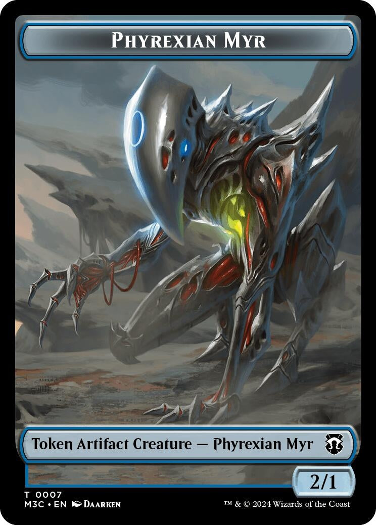 Phyrexian Myr Servo Double Sided Token (7 // 33) [M3C]