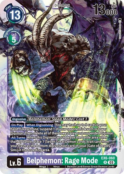 Image for Belphemon: Rage Mode [Infernal Ascension]