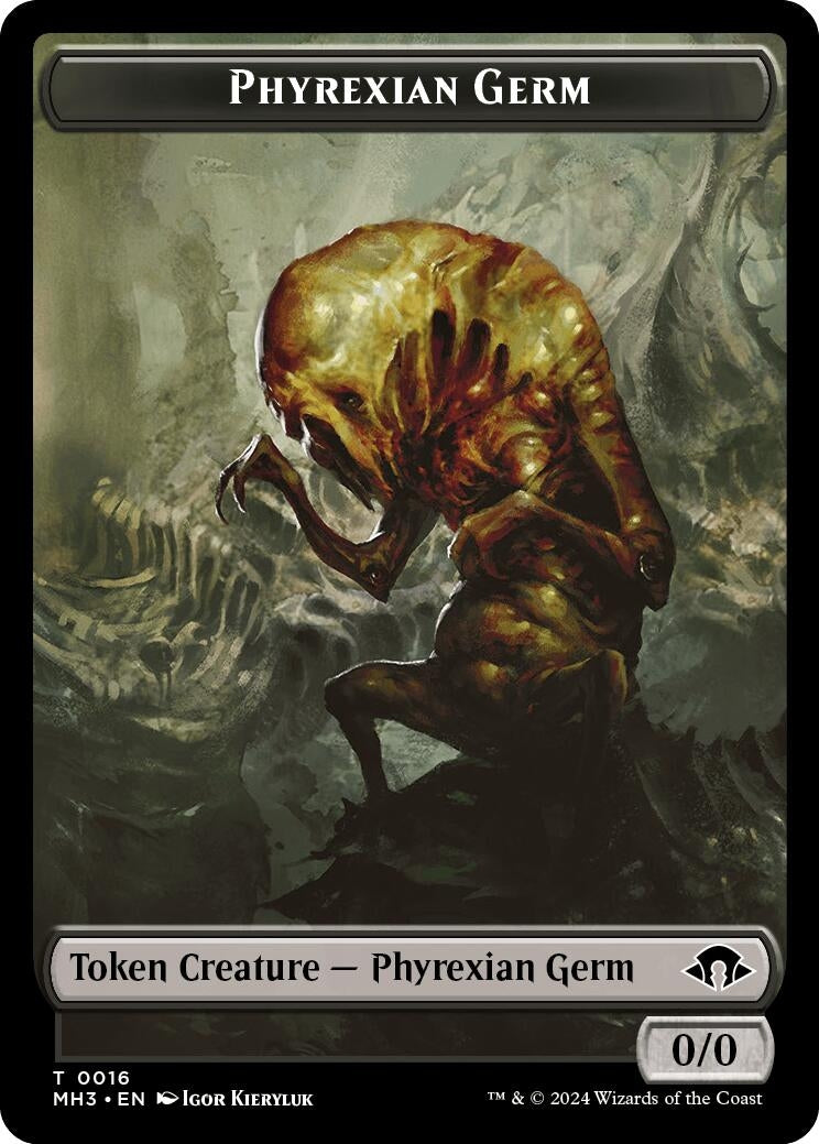 Phyrexian Germ Kraken Double Sided Token (16 // 11) [MH3]