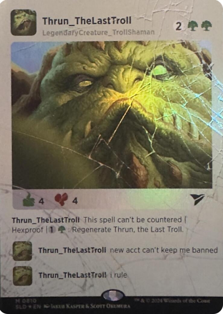 Thrun the Last Troll Rainbow Foil (810) [SLD]