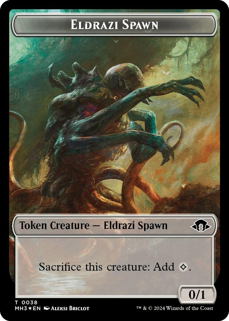 Eldrazi Spawn Token (2) [MH3]