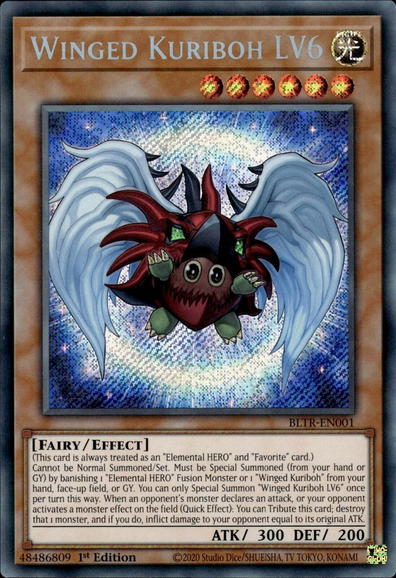 Winged Kuriboh LV6 (BLTR-EN001) [BLTR]