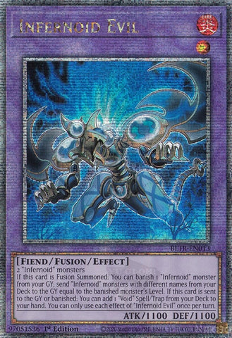 Infernoid Evil Quarter Century Secret Rare (BLTR-EN013) [BLTR]