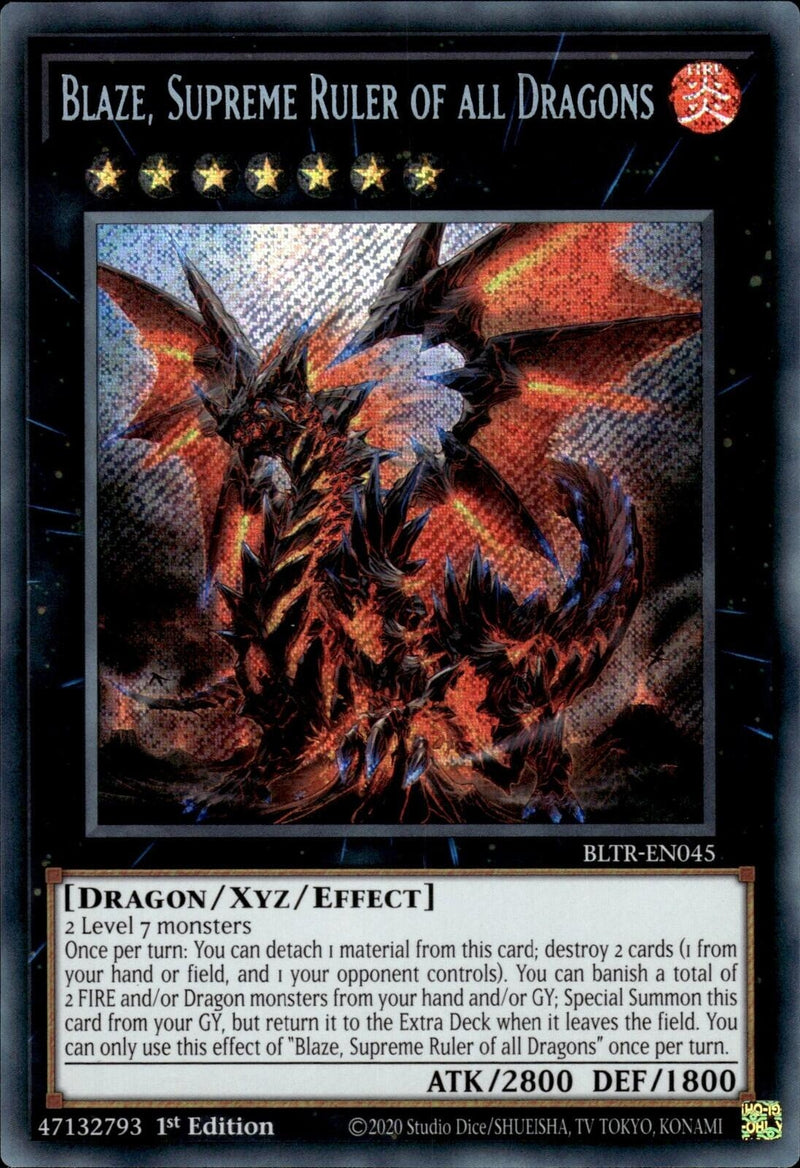 Blaze Supreme Ruler of all Dragons (BLTR-EN045) [BLTR]