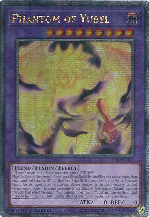 Phantom of Yubel Quarter Century Secret Rare (BLTR-EN047) [BLTR]
