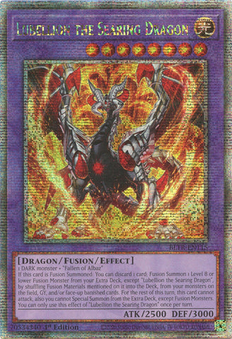 Lubellion the Searing Dragon Quarter Century Secret Rare (BLTR-EN115) [BLTR]