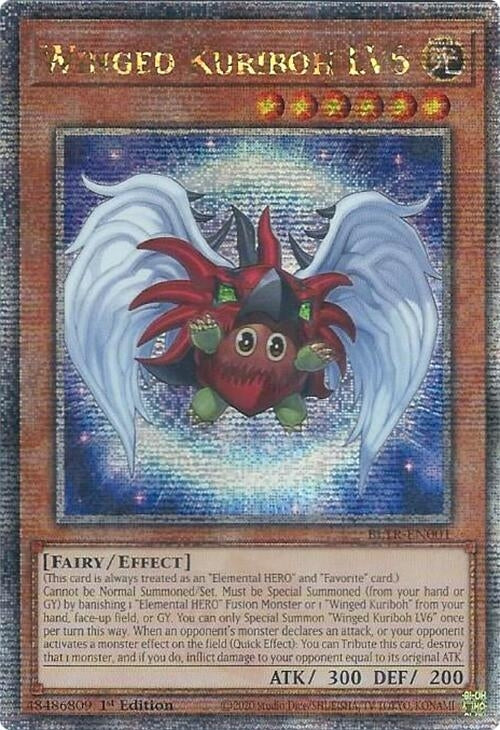 Winged Kuriboh LV6 Quarter Century Secret Rare (BLTR-EN001) [BLTR]