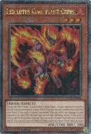 Red Lotus King Flame Crime Quarter Century Secret Rare (BLTR-EN028) [BLTR]