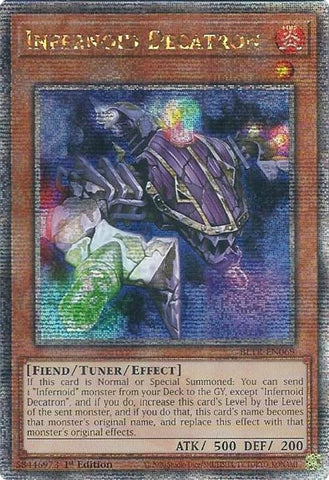 Infernoid Decatron Quarter Century Secret Rare (BLTR-EN069) [BLTR]