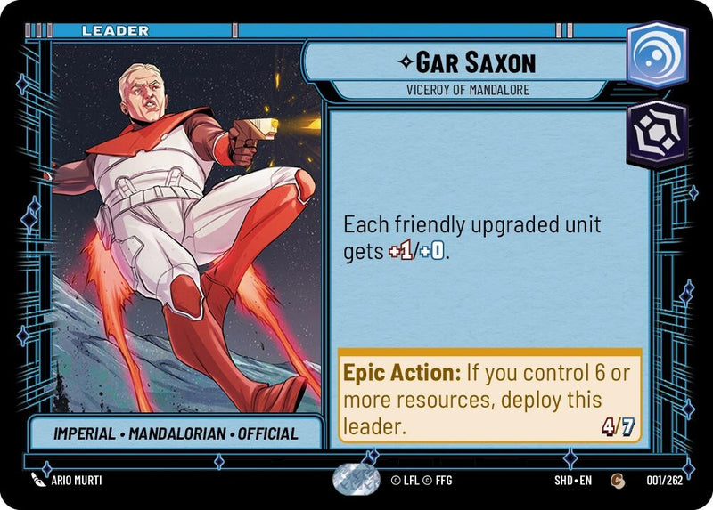 Gar Saxon Viceroy of Mandalore (001/262) [SHD]