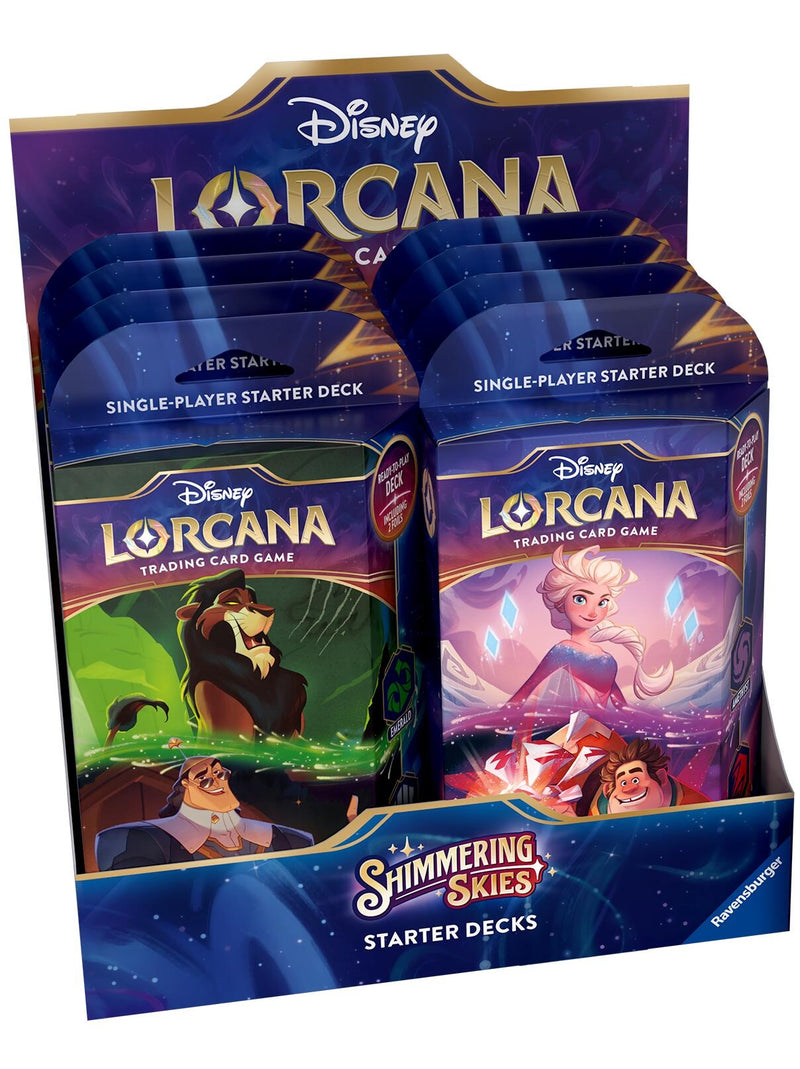 Disney Lorcana Shimmering Skies Starter Deck Display () [5]