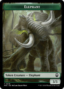 Elephant Ripple Foil Beast 0016 Double Sided Token (18 // 16) [M3C]