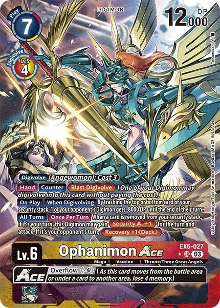 Image for Ophanimon ACE (Alternate Art) [Infernal Ascension]