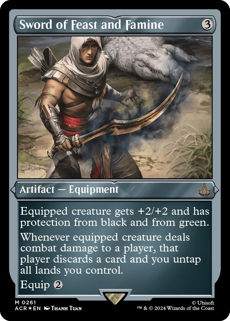 Sword of Feast and Famine Foil Etched (261) [ACR]