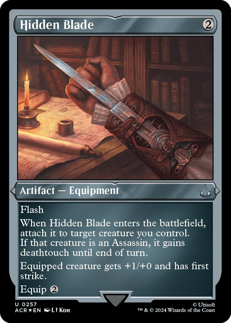 Hidden Blade Foil Etched (257) [ACR]