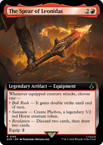 The Spear of Leonidas Extended Art (165) [ACR]