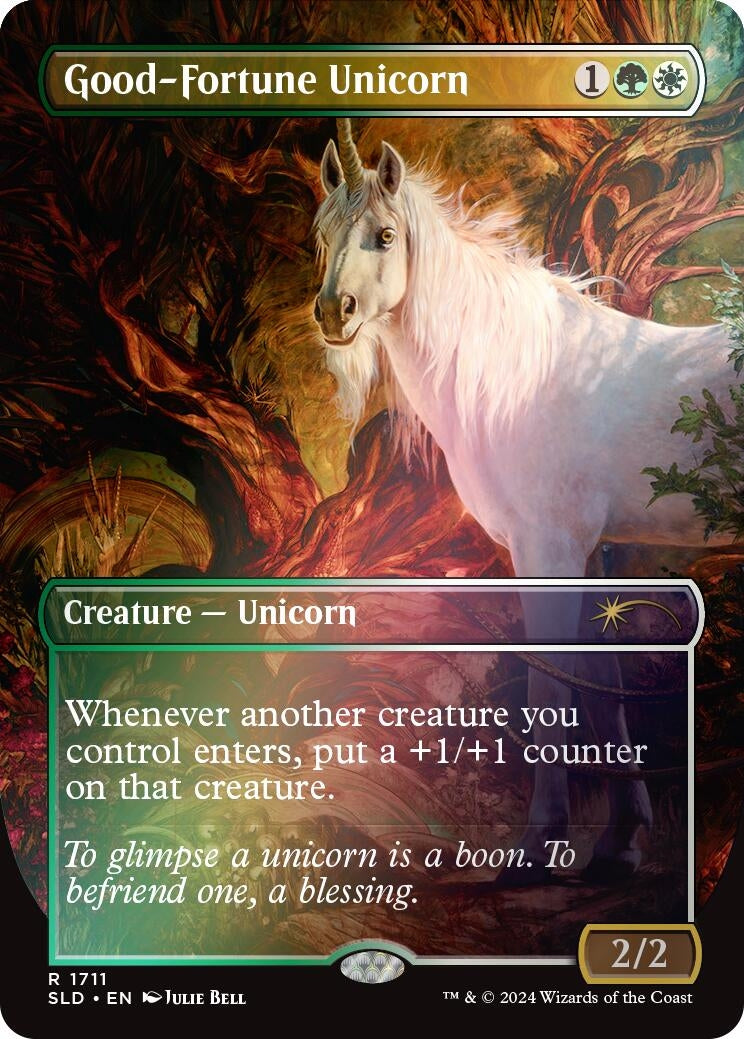 Good Fortune Unicorn Rainbow Foil (1711) [SLD]